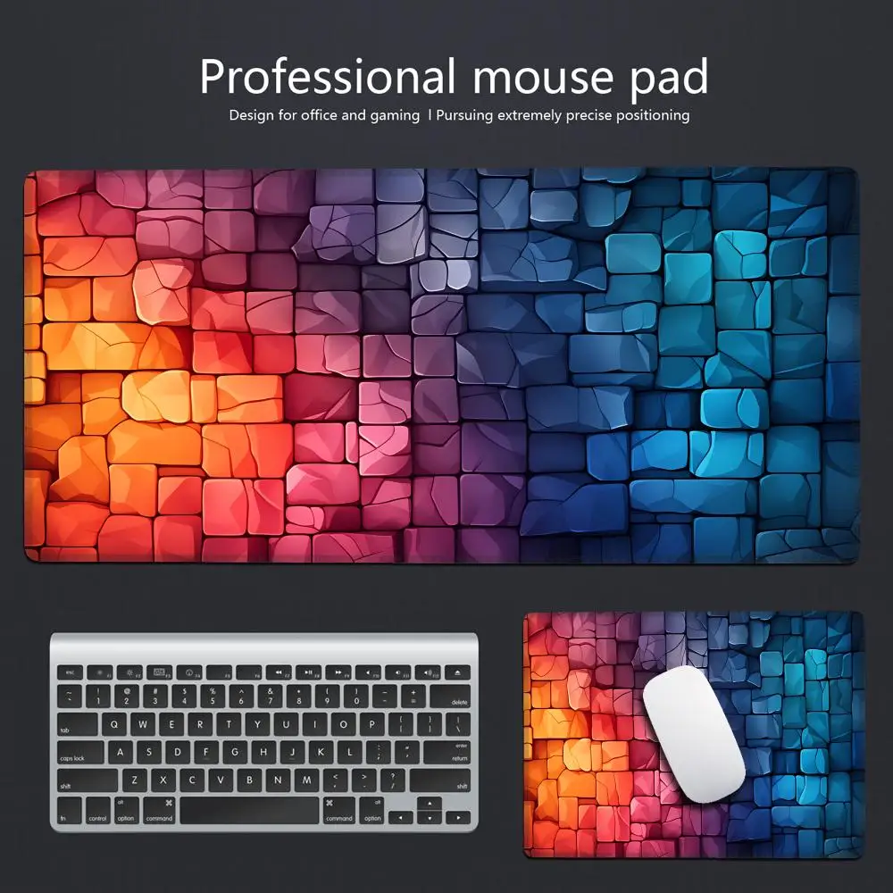 

HYBXAXC Fluorescent Stone Large Gaming Mouse Pad Anti-Slip Rubber Desk Mat for Computer Keyboard and Mouse Desk game accessories