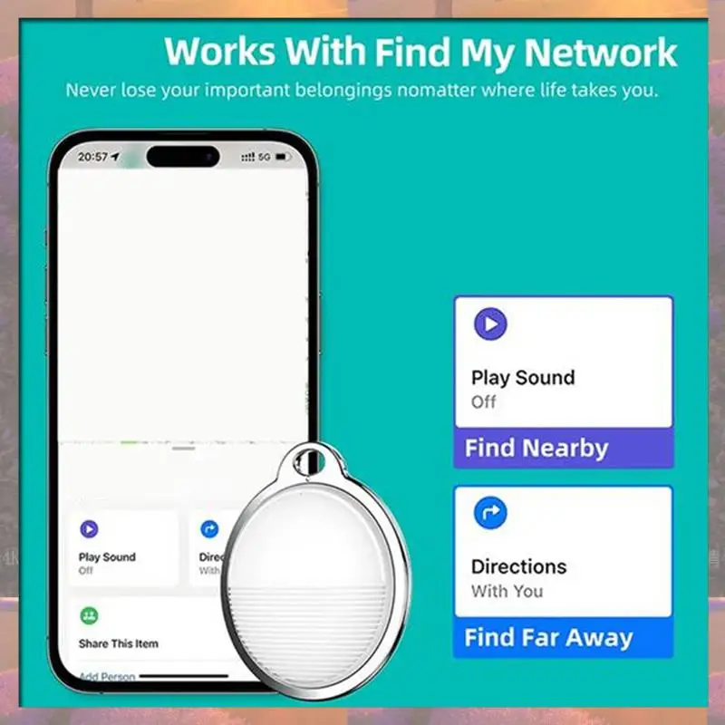 Top Sale Mini GPS Tracker For Kids Pets Keys Anti-Lost Reminder For Find My App Tag Locator A