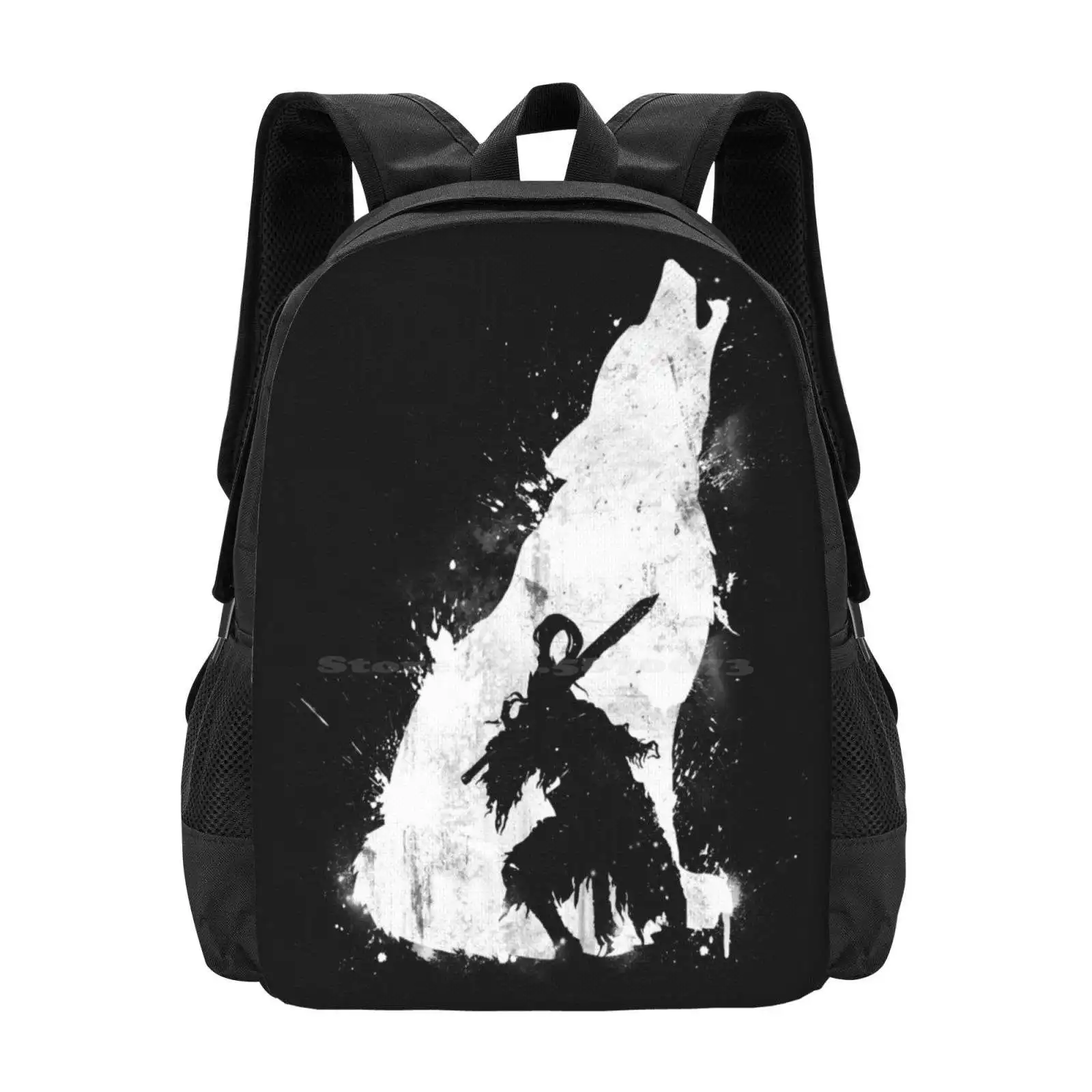 Abyss Warrior Bag Backpack For Men Women Girls Teenage Artorias Sif Videogame Nerd Walker Of Abyss Warrior Dark Wolf Gwyn Knight