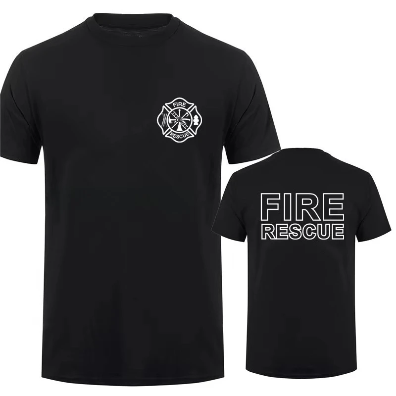 

In 2025, Fire Rescue Firefighters Are Equipped with T-shirts, Fashionable T-shirts, Trendy Tops, and Short-sleeved T-shirts