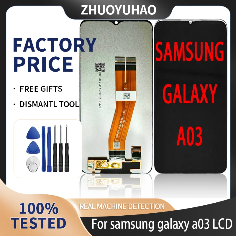 6.5\'\' LCD Display For SAMSUNG Galaxy A03 LCD Replacement Display Touch Screen  For Galaxy A03 LCD Screen Digitizer Assembly