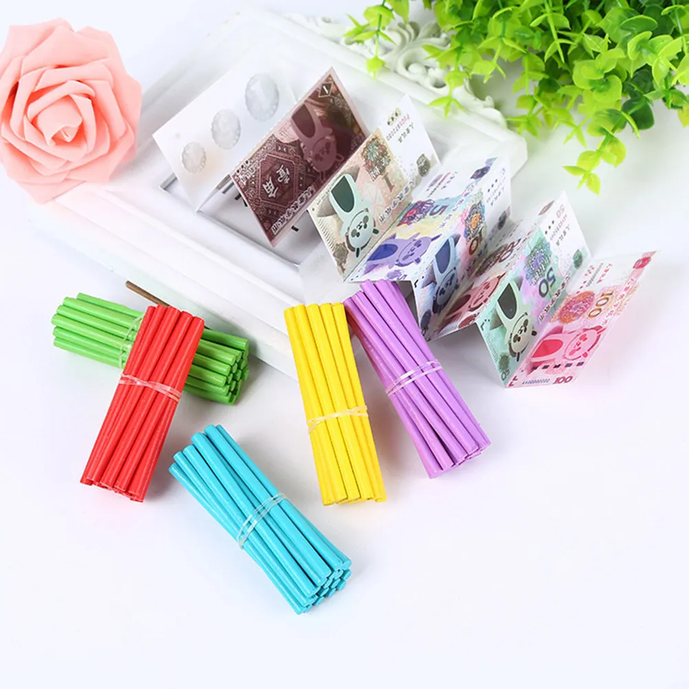 100Pcs Wooden Counting Sticks Colorful Math Educational Early Learning Preschool Arithmetic Manipulatives Counting Sticks