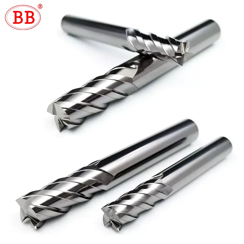 BB Cermet Flat End Mill Ball Nose Corner Radius Die Steel ghisa taglio lavorazione CNC strumento ceramico in metallo 6mm 8mm 10mm