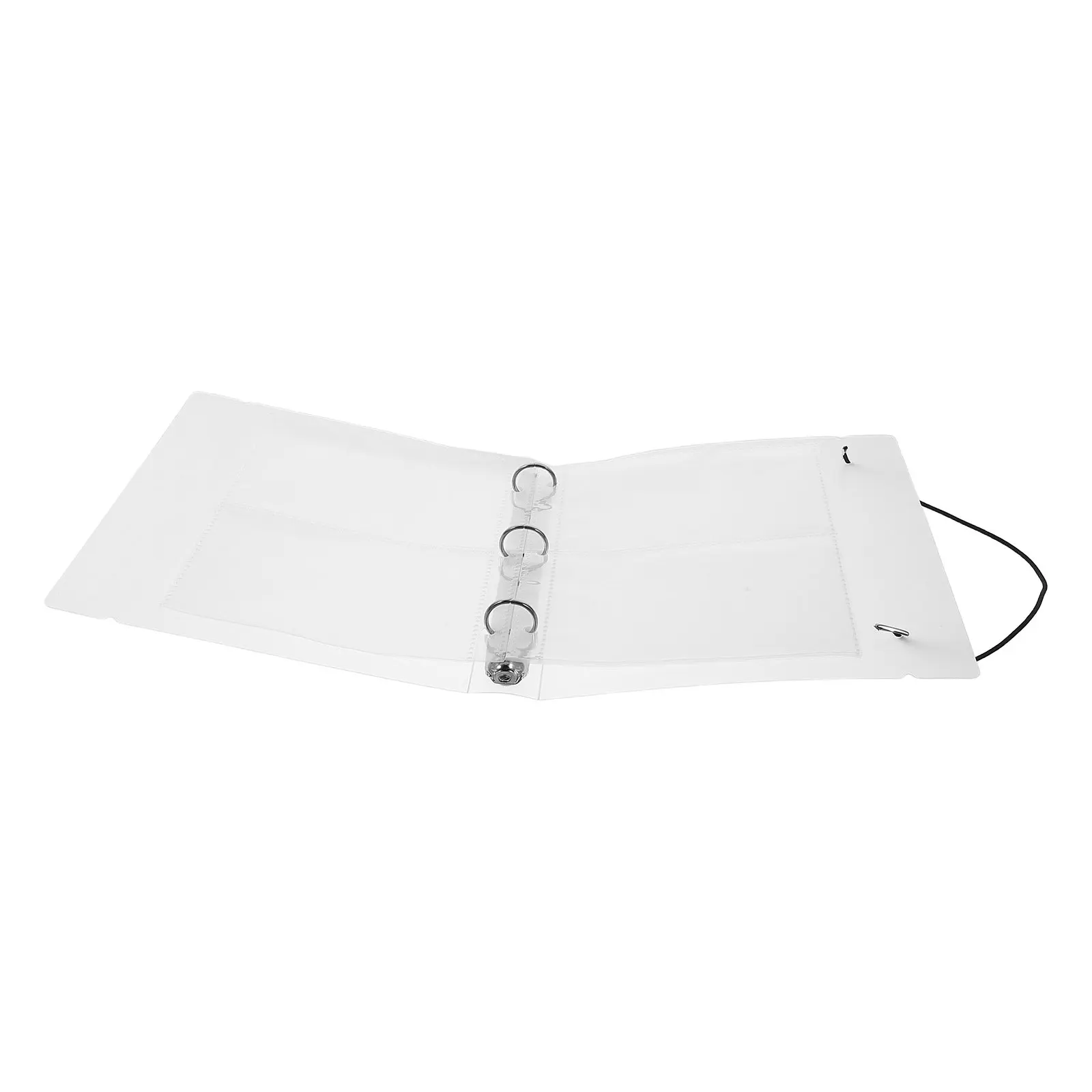 Index Card Binder Clear Postcard Organizer 40 Plastic Sleeves 0.35x0.51 Recipe Kitchen Flashcards Study Notes Ticket Photo Card