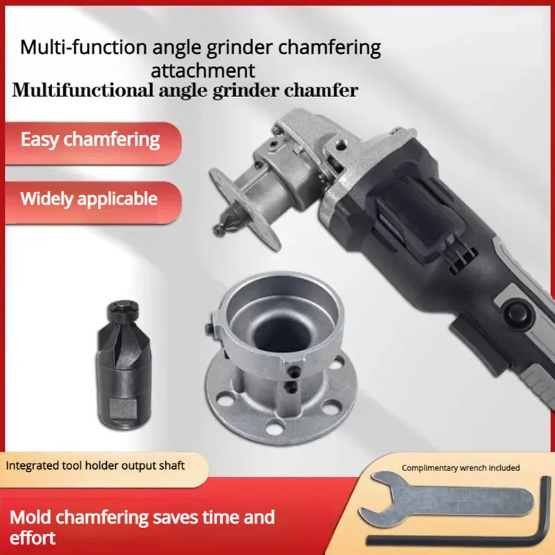 Model 100 Multifunctional Angle grinder refit chamfering tool Wood edge banding Deburring Modification parts