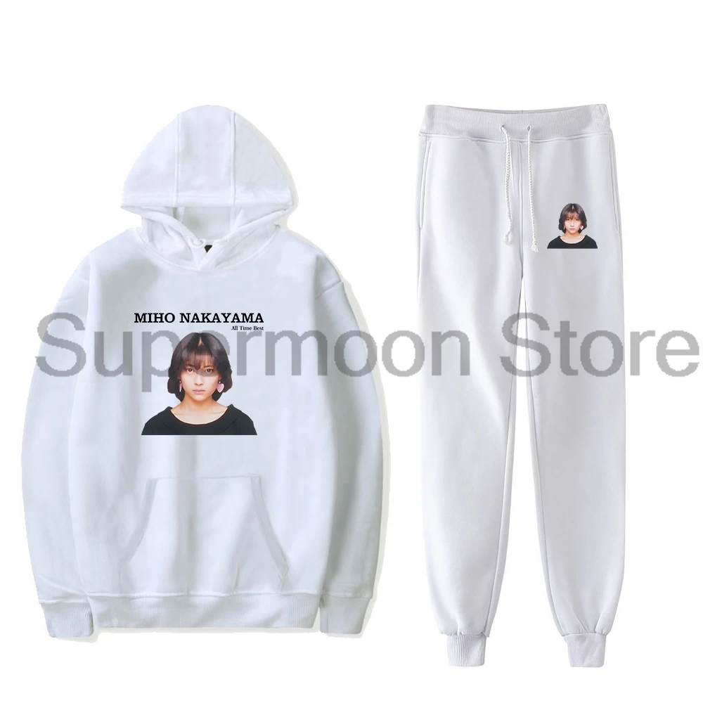 Rip Japan Singer Miho Nakayama All The Best Memorial Hoodie Jogger Pants Two Piece Set Sweatshirts+Sweatpants Men Women's Set