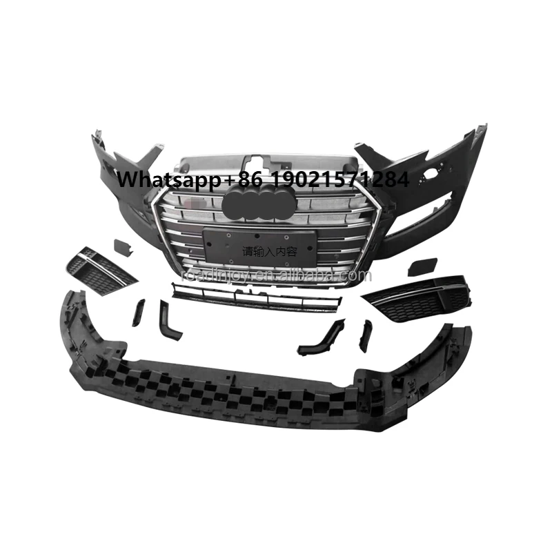 

Hole Honeycomb Grill for Audi A3 Front Bumper Grill Facelift S3 2017-2020