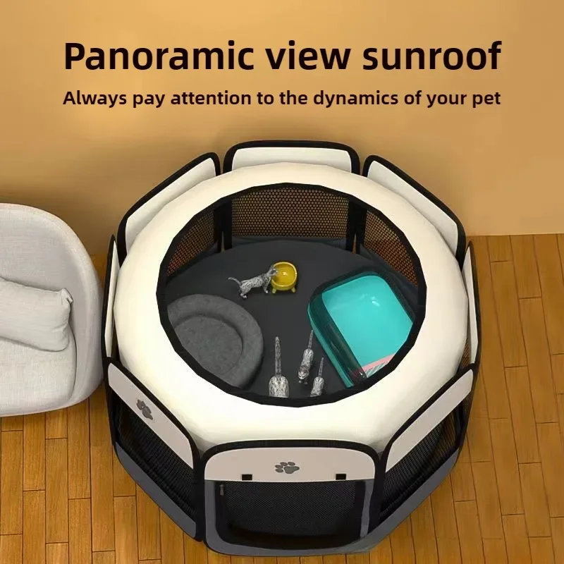 Cat Delivery Room Cat Nest Pet Pen Tent During Pregnancy The Dog's Nest The Octagonal Cage Tent Four Season Universal Foldable