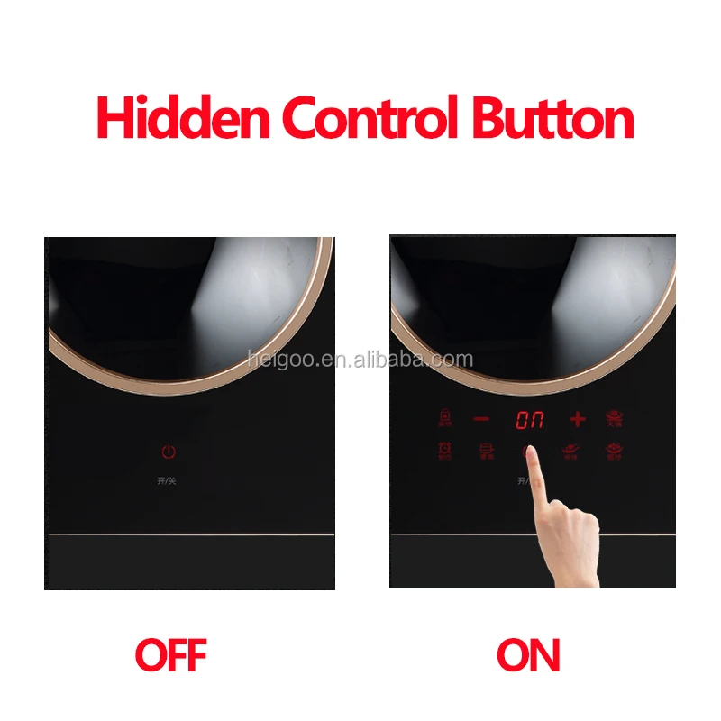 شعلة واحدة مدمجة ومحمولة طباخ التعريفي الكهربائي المقعر بقدرة 2500 وات مع لوحة سيراميك زجاجية #4