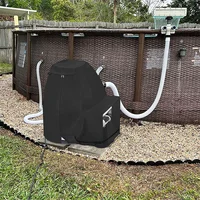 Cubierta de bomba de filtro de arena DQ2G, cubierta de filtro de arena anti-UV impermeable, cubierta de bomba de piscina de arena de tela Oxford