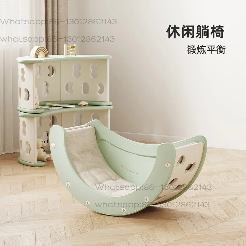 Children's Toy Storage Rack Picture Book Rack Desk Baby Rocking Chair Climbing Rack Multifunctional Module Enclosure Cabinet