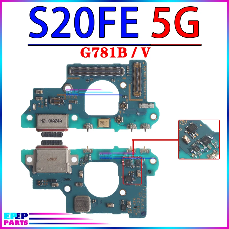 Usb Dock Charger Port for Samsung Galaxy S20 S10 Lite Fe Plus Ultra G977 G981 G986  G988 G970 G780 B N U V Charging Board Module