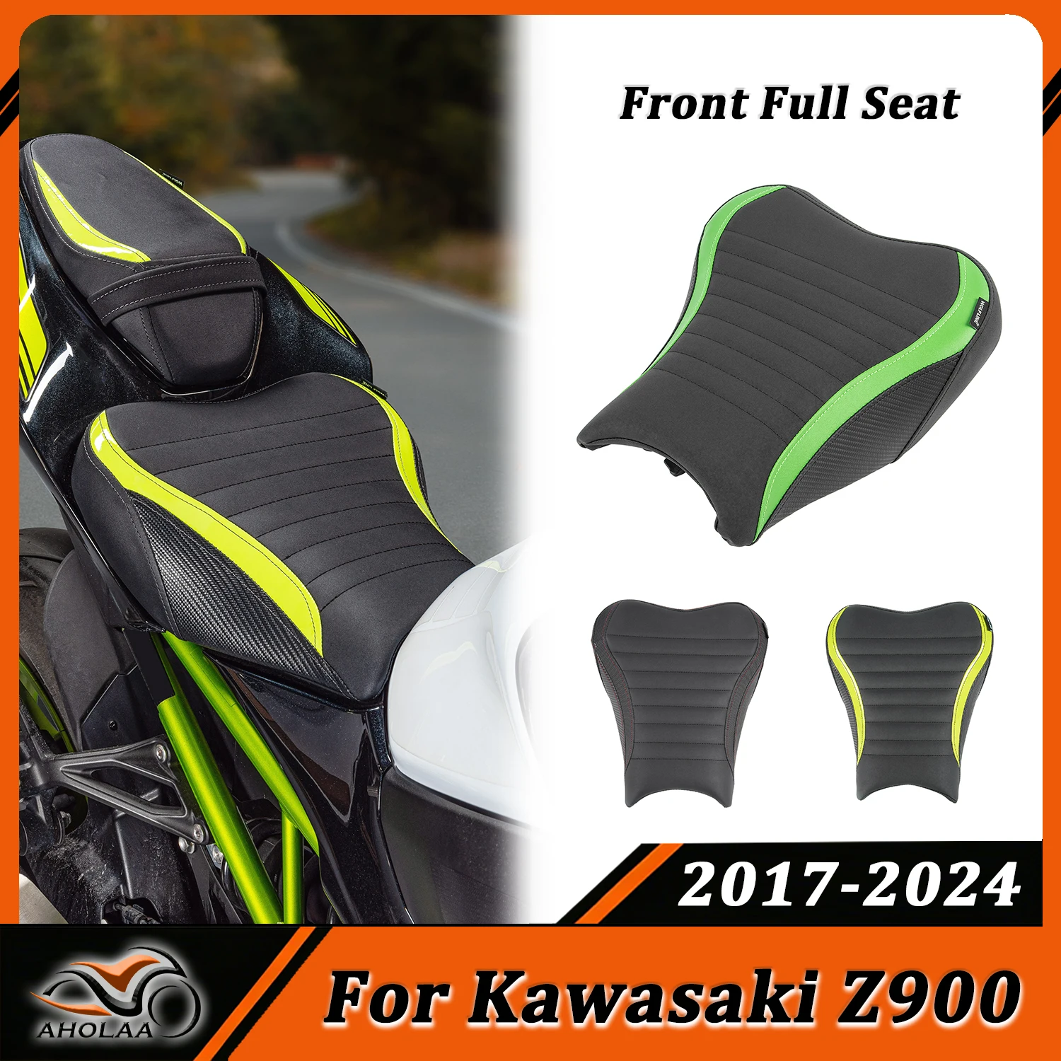 For Kawasaki Z 900 Z900 Front Driver Rider Seat Cushion Saddle Pad 2017-2024 Complete Full Seat