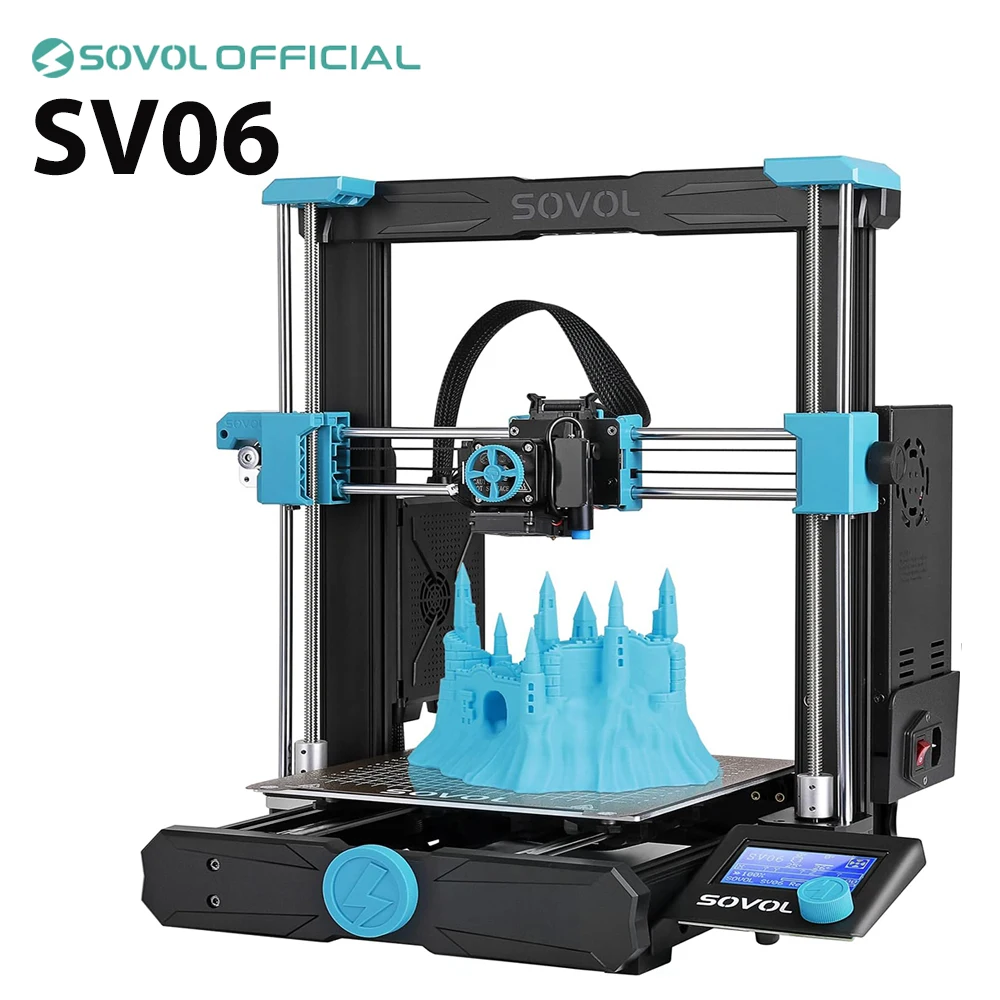 3d SV06 Printer Gear Drive Hotend Silent Board Leveling