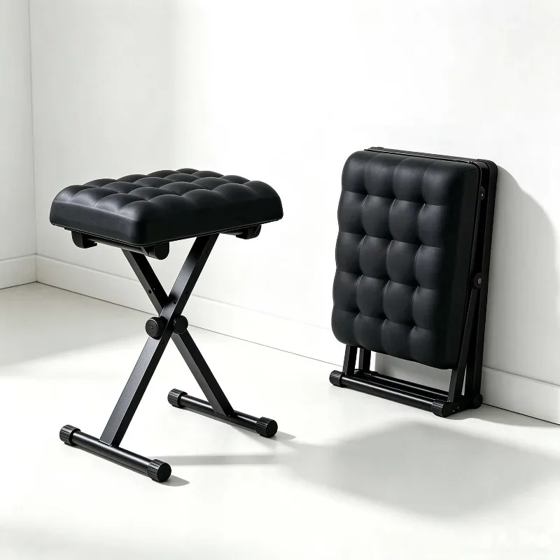 Adjustable Piano Stool Foldable Piano Chair Thicken Sponge Soft Comfortable Pianos Bench Keyboard Instrument Playing Accessories
