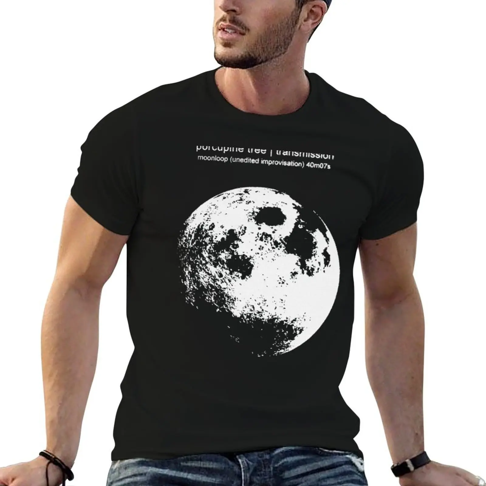 

Moonloop Porcupine Tree T-Shirt anime t shirts oversize cotton tshirt 100% T-Shirt