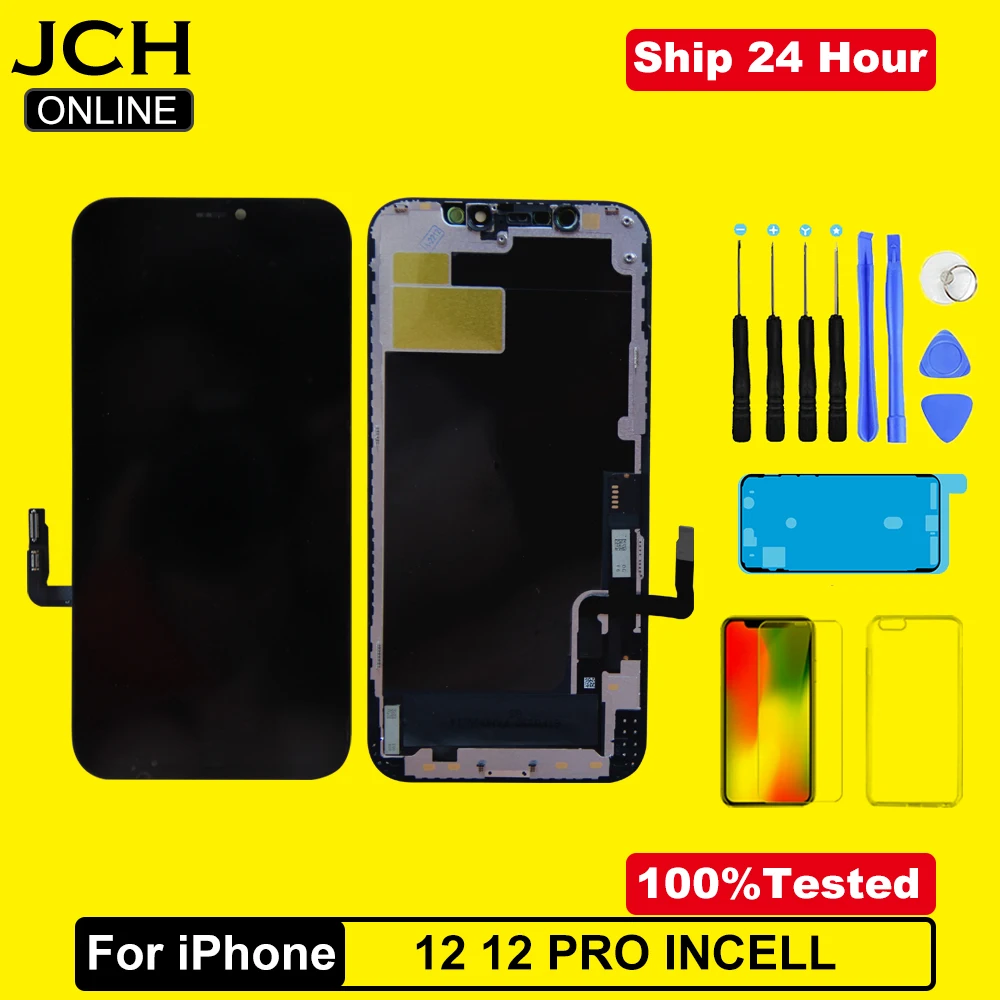 LCD for iPhone 12 12 Pro Display Screen With 3D Touch Digitizer Assembly No Dead Pixel Screen Replacement Incell