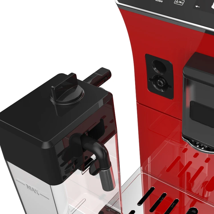 Coffee Machine Touch Screen Automatic Coffee Maker with Italian Type Small Coffee Grinder Clean Function