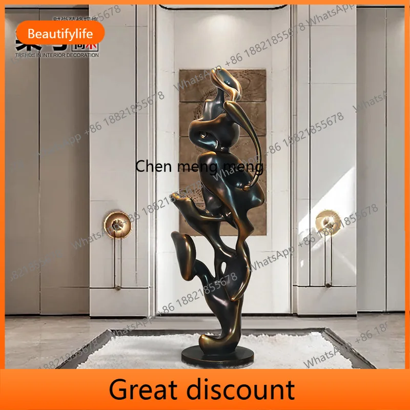 

M02 Новый китайский каменный орнамент Тайху, креативная напольная скульптура для гостиной, большая имитация украшения