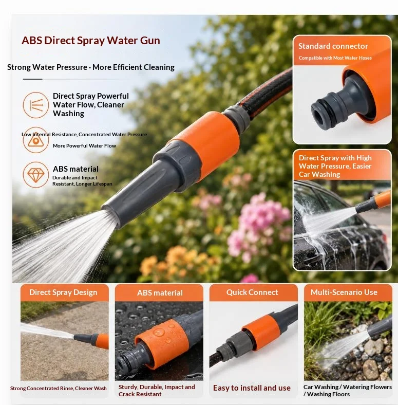 1Pcs Rubber Plastic Coupler Pipe Water Adapter Repair Joint Irrigation Car Washing Fittings Gardening Hose Quick Connectors