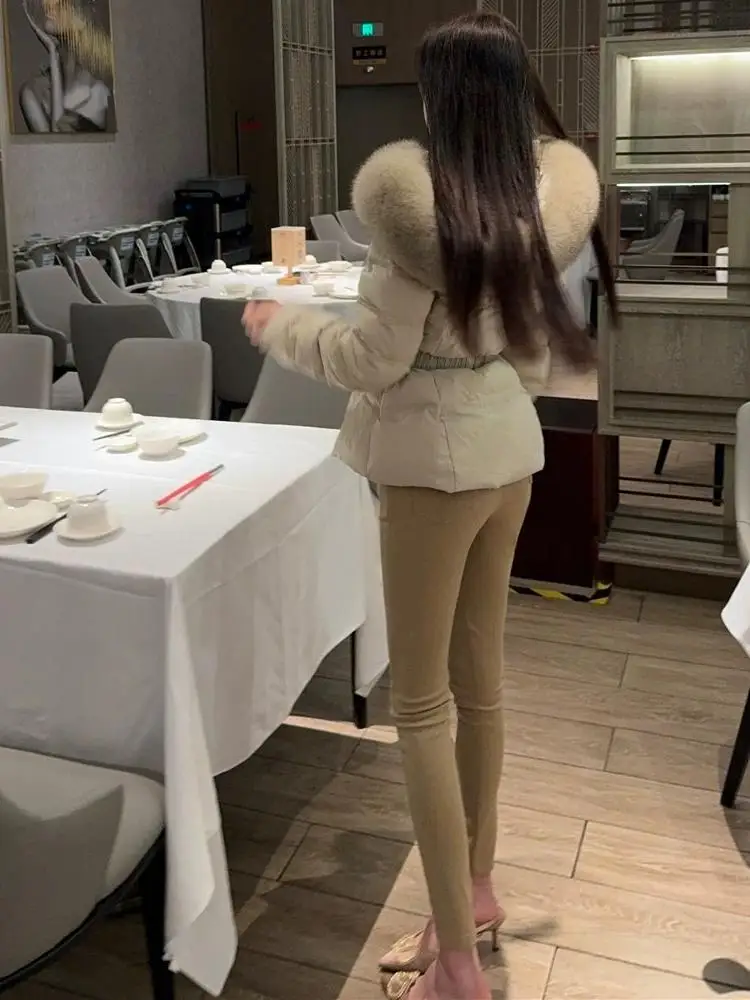 

Джинсы с высокой талией, эластичные, облегающие, длиной 9 дюймов, однотонные, универсальные, с рваными краями, джинсовые брюки-карандаш длиной 9 дюймов, корейский стиль