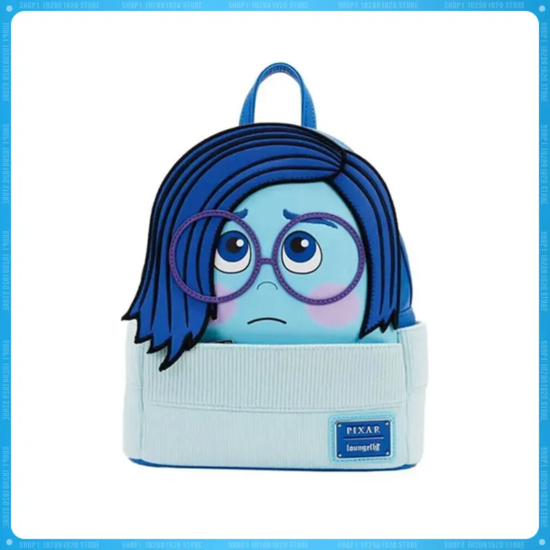 

Disney Inside Out Pixar Loungefly Backpack Sadness Anime Figures Schoolbag Creative Birthday Gift For Boys And Girls Backpack