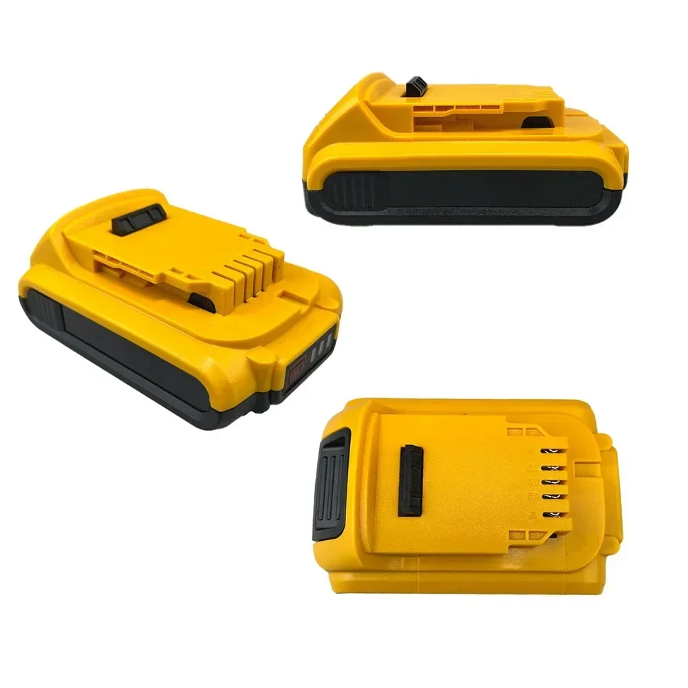 อะไหล่แบตเตอรี่ลิเธียม20V 3/4/5Ah DCB203สำหรับ DeWalt 18V 20volt MAX DCB206แบตเตอรี่โทรศัพท์ลิเธียมเครื่องมือไฟฟ้า DCB204 DCB205