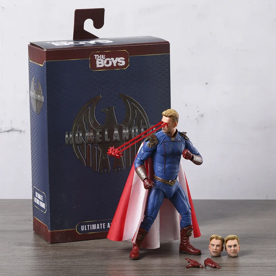 NECA The Boys Homelander PVC Action Figure Modelo Brinquedos Boneca para colecionáveis