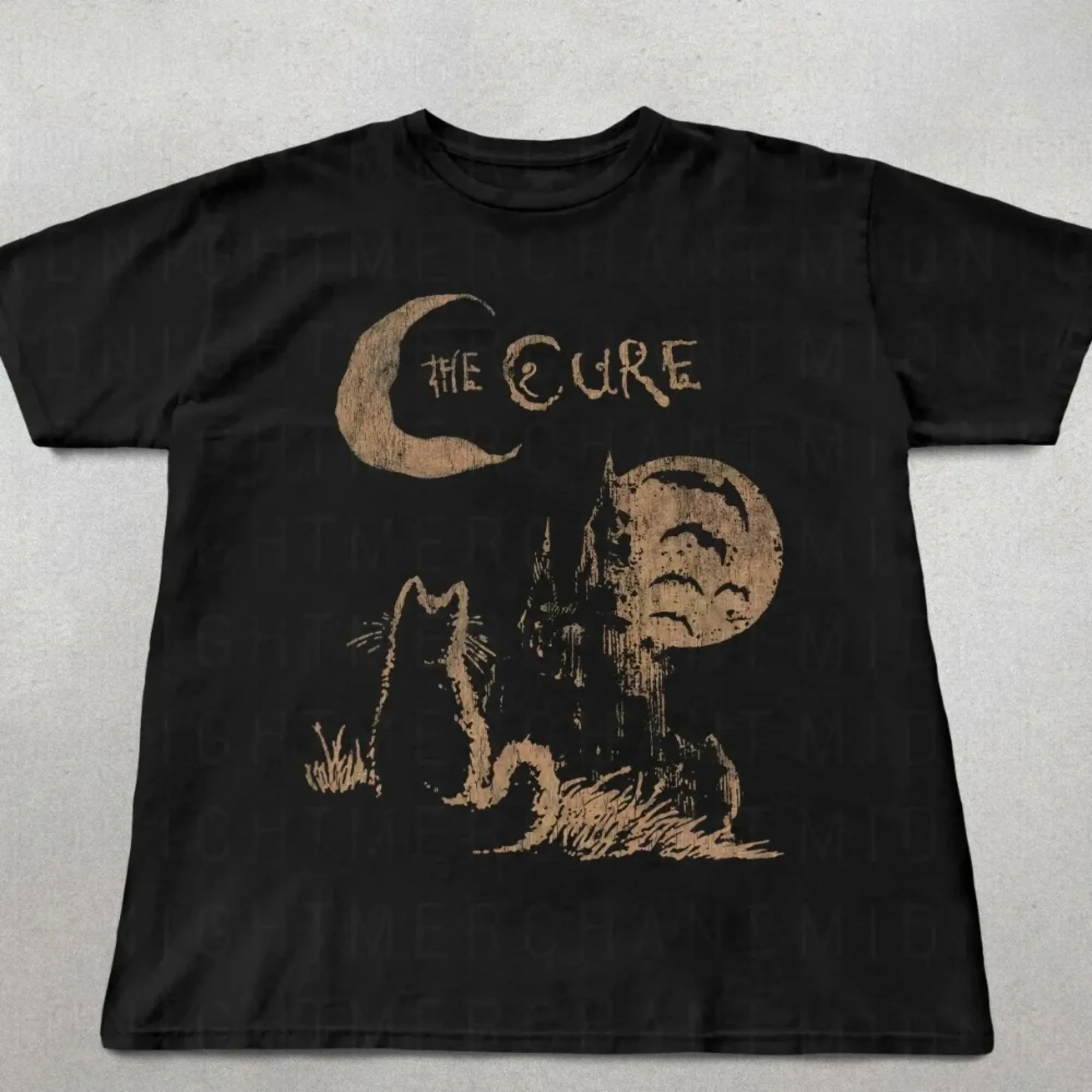 Camiseta The Cure Cat, ropa de Rock Indie alternativo de los años 90, camiseta de banda, camiseta de manga corta de Hip Hop, ropa para hombres y mujeres, camisetas Y2k