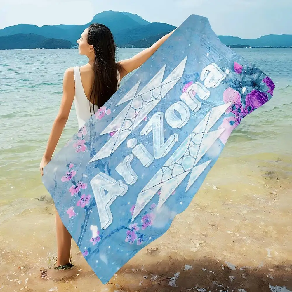 

A-Arizona Green Tea Microfiber Beach Towel Absorbent Quick Dry Soft Yoga Swimming Resort Mountain Climbing Towel