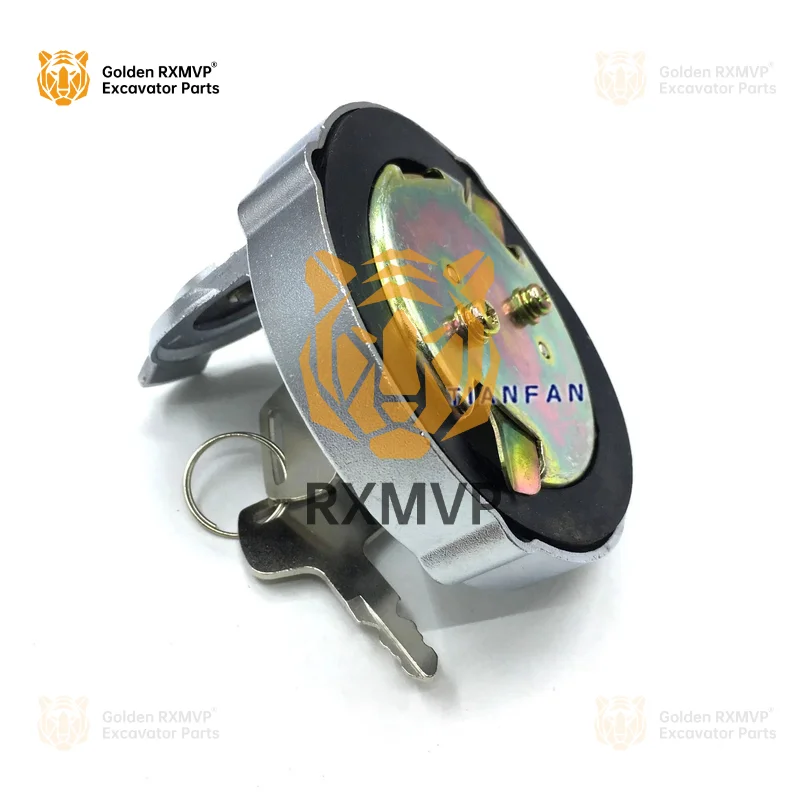 Diesel Oil Fuel Tank Cap Cover With Keys for Hyundai R60 R80 R110 R150 R215 R225 R305