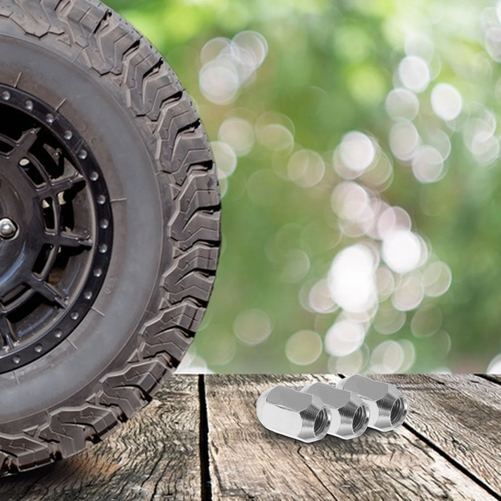 

8pcs Wheel Nuts M10 For Atv Cars Durable Lug Nuts For Automotive Tires Steel Tire Bolt Automotive Wheel Accessories Screw Nut