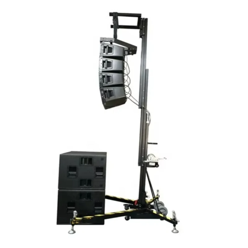 

Line Array Crank for Event Speaker Truss Lifts Speaker Stand Up