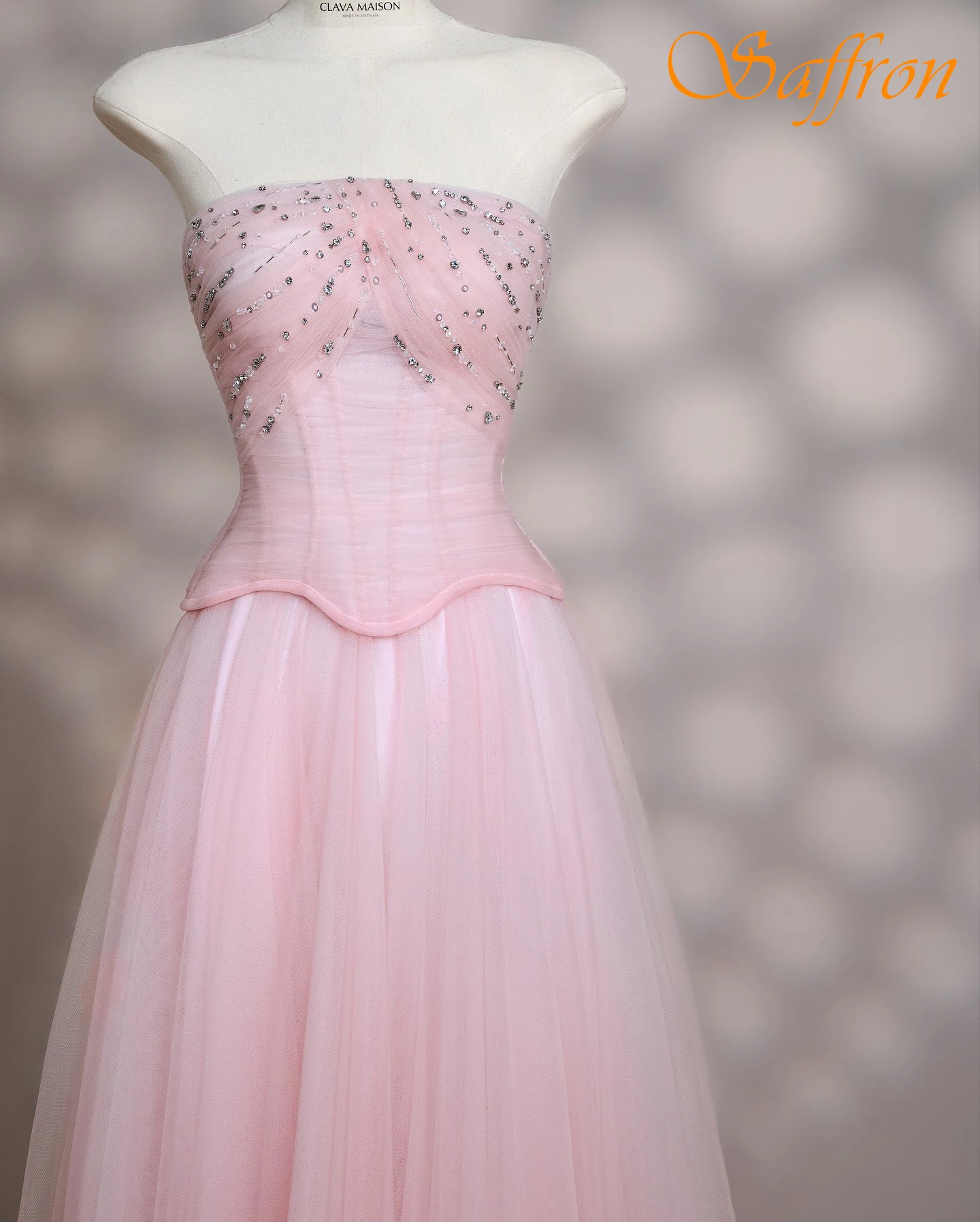 Элегантное вечернее платье трапециевидной формы без бретелек без рукавов по индивидуальному заказу, современные нежные платья для особых случаев на заказ, платья знаменитостей высокого качества