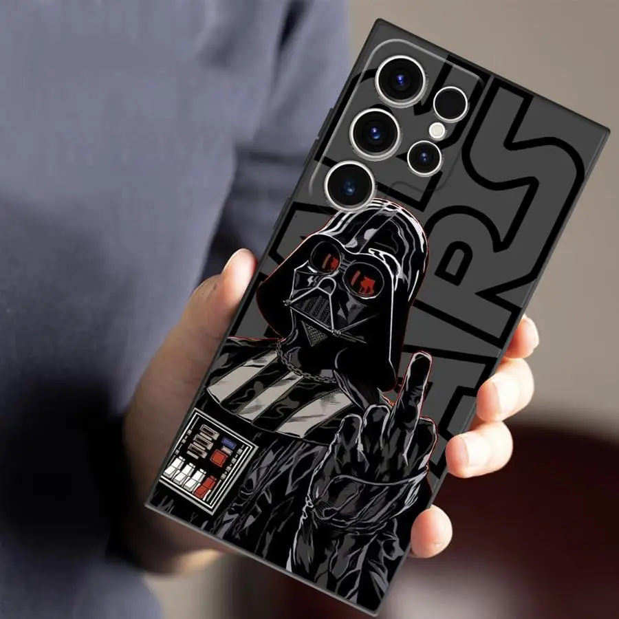 Disney Star Wars Cool Face Phone Case for Samsung S21 S23 S22 S24 S25 Plus S21 S22 S23 S24 S25 Ultra S21 S23 S20 FE Matte