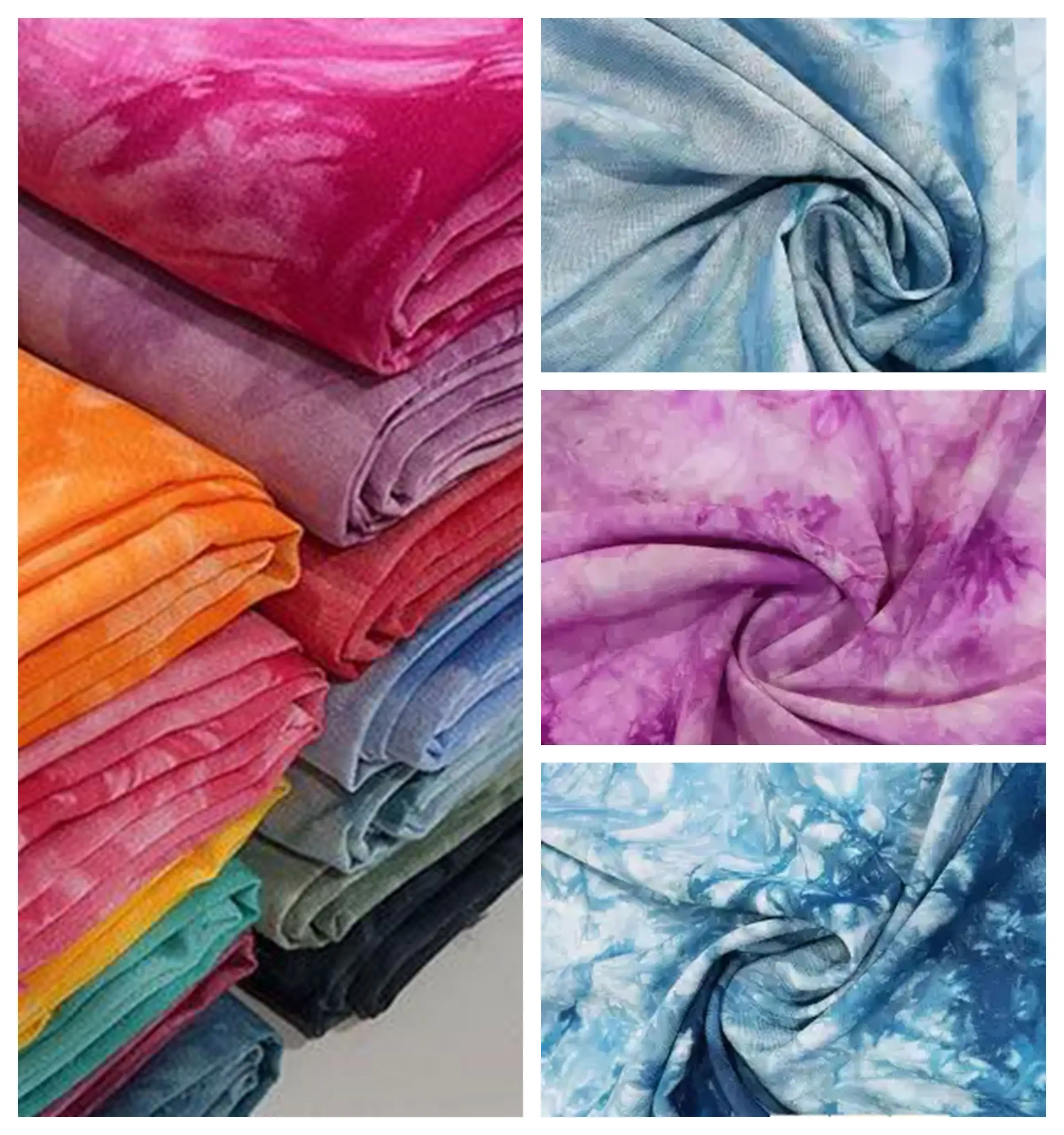 

Tie-dye Ethnic Style Soft Rayon Fabric By The Meter for Women's Clothing Skirt Tablecloth Jewelry Handmade DIY Sewing Thin Cloth