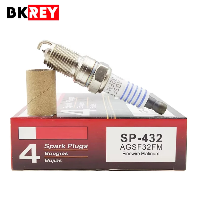 4/6PCS SP-432 AGSF32FM Platinum Spark Plug For Ford Mercury Contour E-150 Lincoln Explorer F250 Ranger Town SP 432 AGSF 32FM SP4