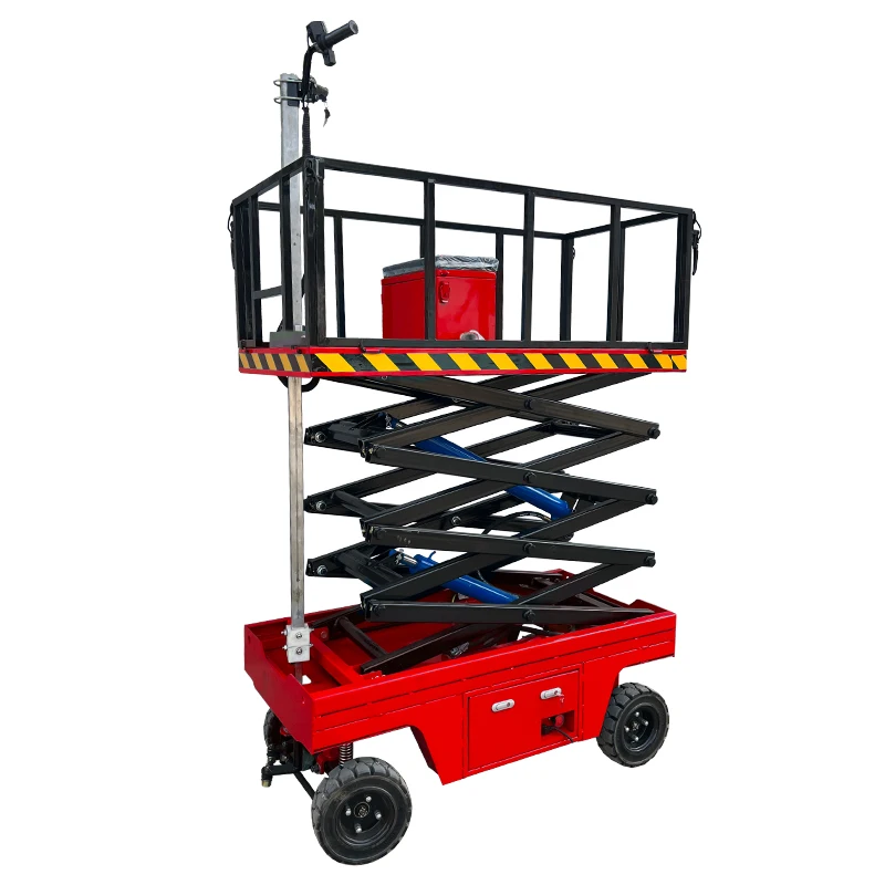 

Electric small hydraulic plate lifting orchard picking site climbing truck