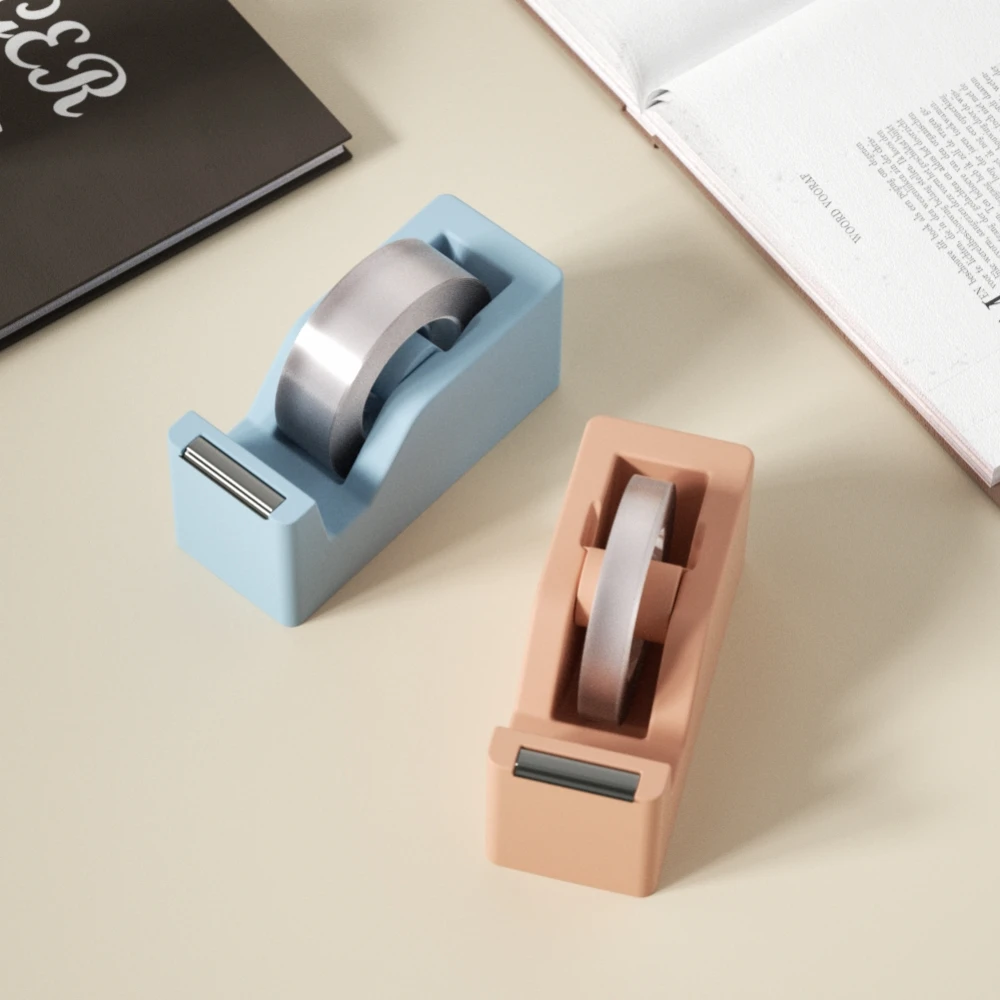 Handmade Stationery Office Tape Dispenser Silicone Mold for Jesmonite DIY Concrete Office Supplies Tools Making Desktop Decor