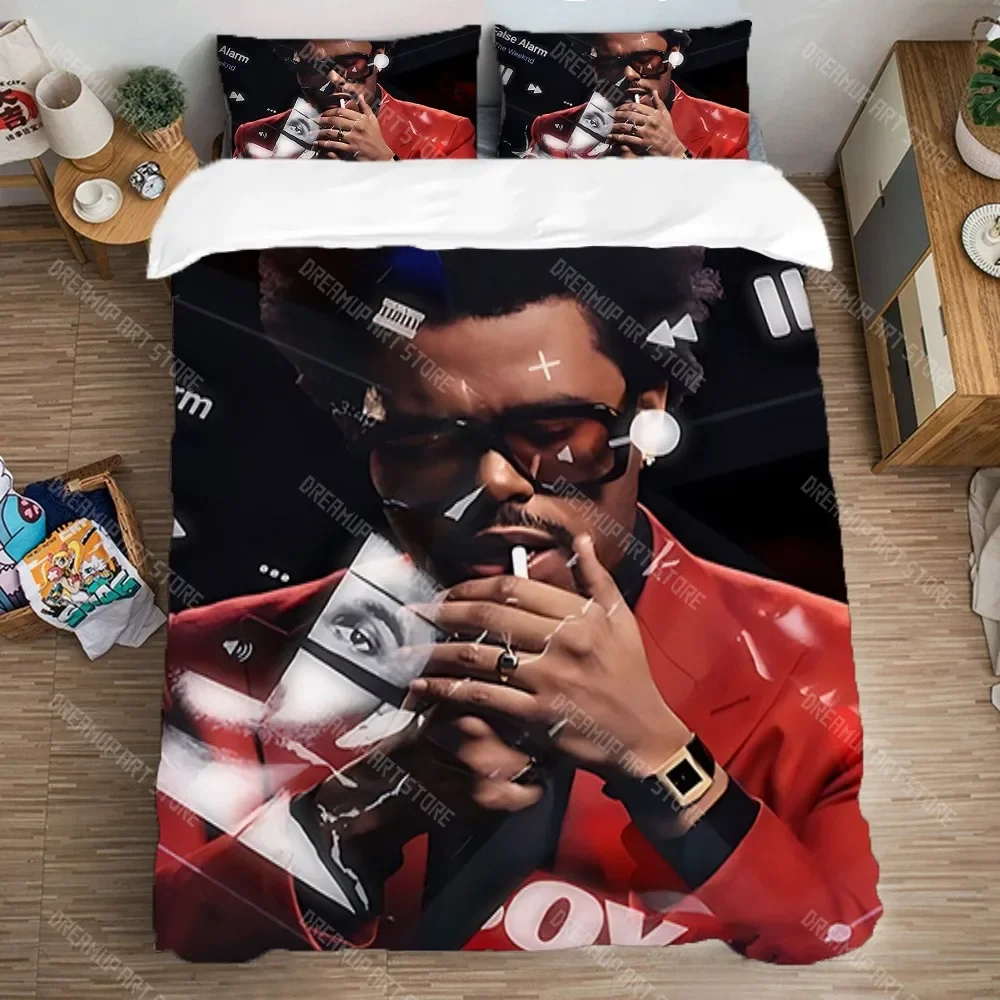 Bedding Set Double Size Duvet Covers Quilt Cover Set Queen Bed Comforter Sets W-Weeknds Fashion Art Pillowcase T-The Linen Home