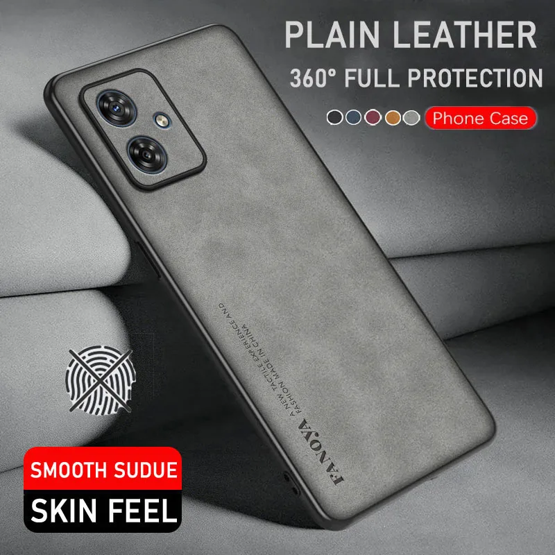 Protective Phone Leather Case For Motorola G24 Shockproof Case Skin Friendly Cover Motorola G84 Fundas Motorola G04 G14 G34 G54