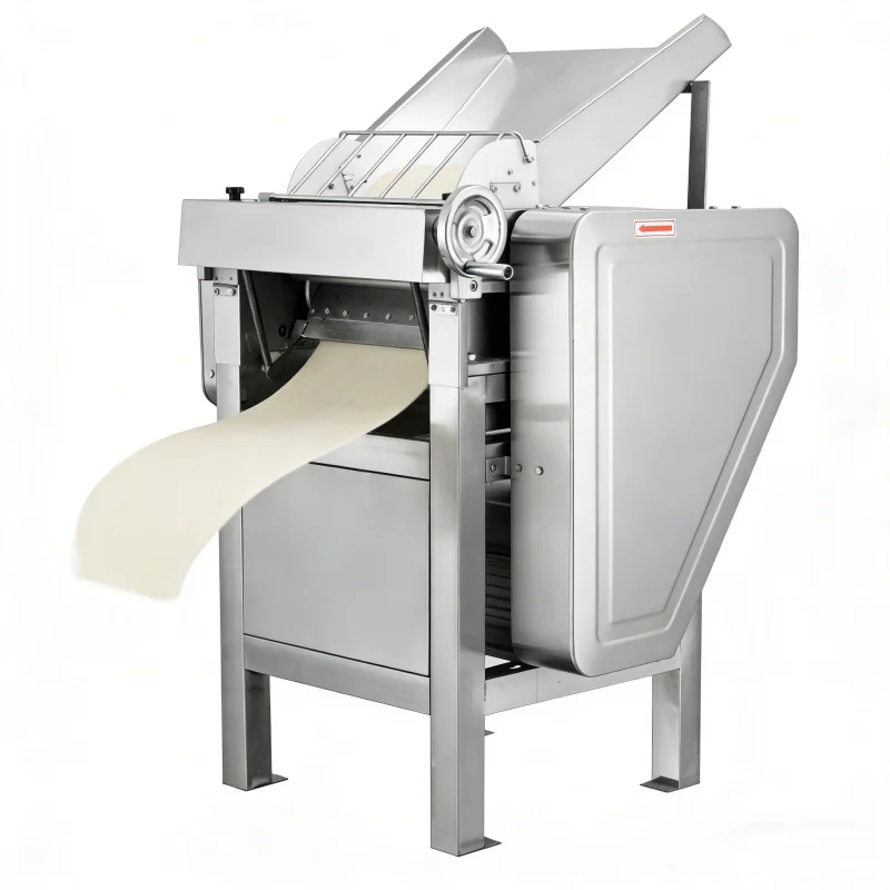Stainless Steel Commercial High-speed Dough Press, Electric Dumpling Wrapper Rolling Machine, and Mantou Dough Kneading Machine