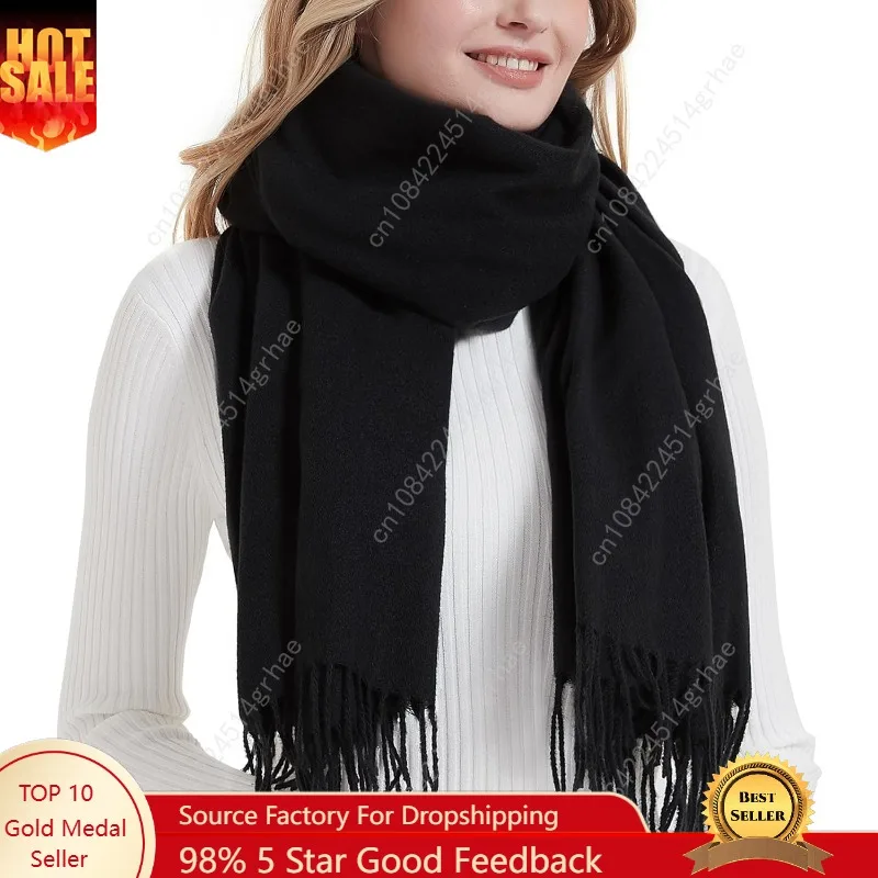 

Landisun Scarf for Women Winter Pashmina-Shawl Wraps Winter Cashmere Wedding Warm Christmas
