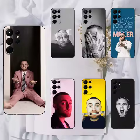 Rapper M-Mac M-Miller Phone Case For Samsung Galaxy A20,A21s,A22,A31,A32,A52,A53,A72,73,A80,A91 Soft Black Cover