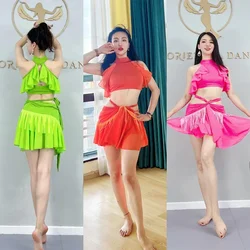 Belly Dance costume  Outfit Caderin Dancer Lessons Wear 2023 For Women Set Oriental Adult Professional Top Skirts Dress Suit