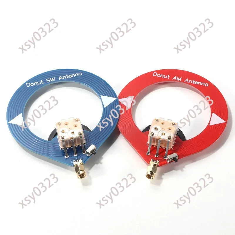 

Mini Loop Antenna, Donut Type AM MW SW Antenna for Medium & Short Wave Reception