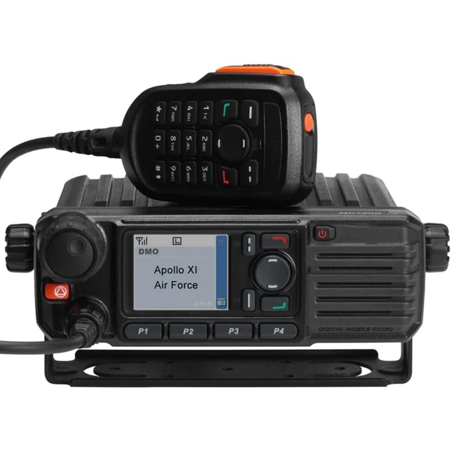 

MD785g 50W VHF/UHF Mobile Ham Radio Transceiver IP54 GPS Vehicular Walkie Talkie MD-785g Mobile Ham Radio Transceiver for