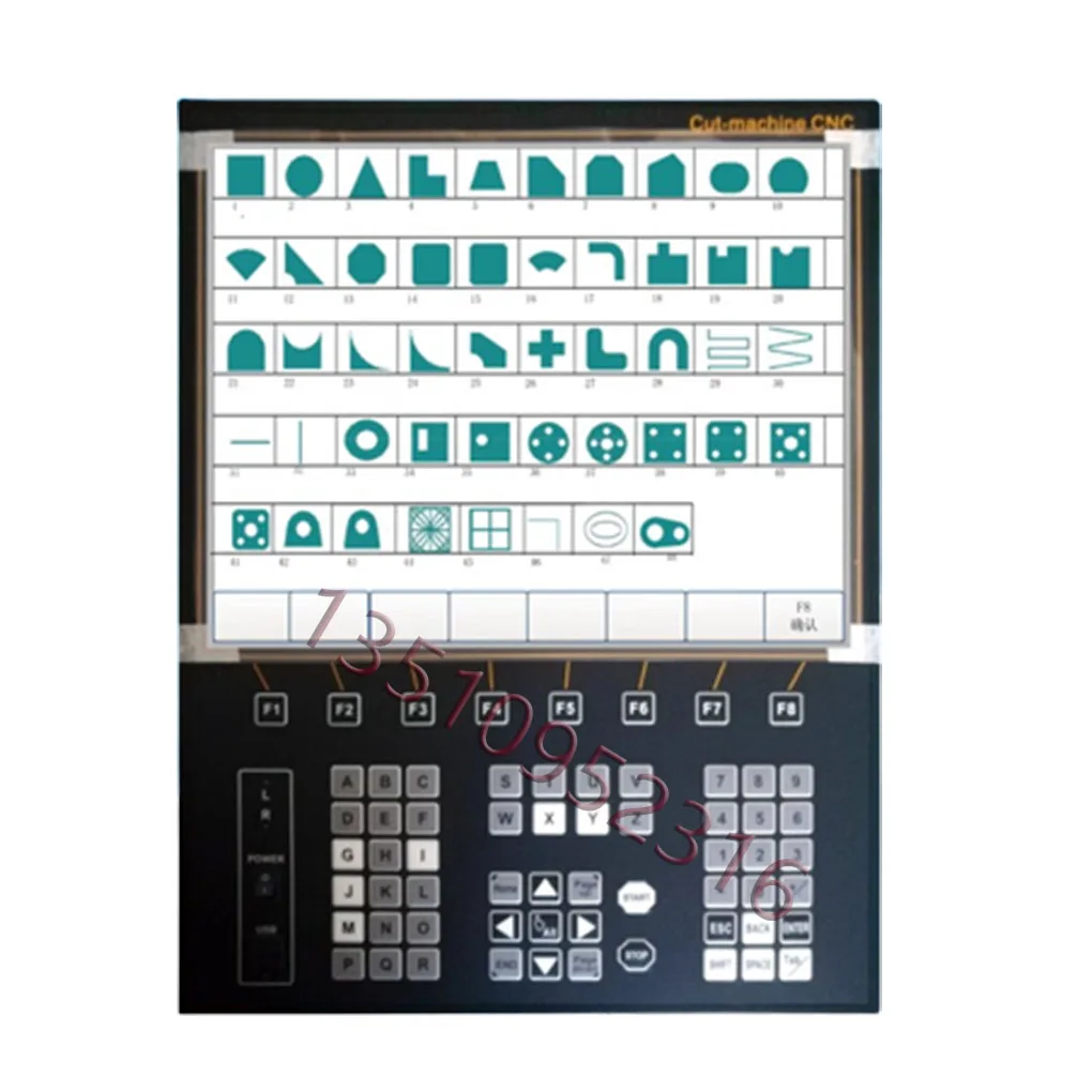 Plasma Cutting Controller Cnc Fangling F2500b Cutting System 48 Standard Library Supports Chinese And English Switching