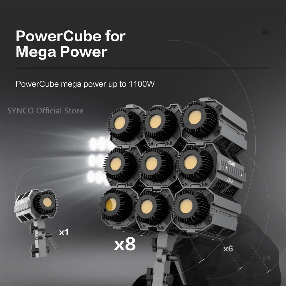 Colbor CL100X LED Photography Light Bi-Color 2700-6500K 100W for Camera Video Interview Studio Photos Lamp