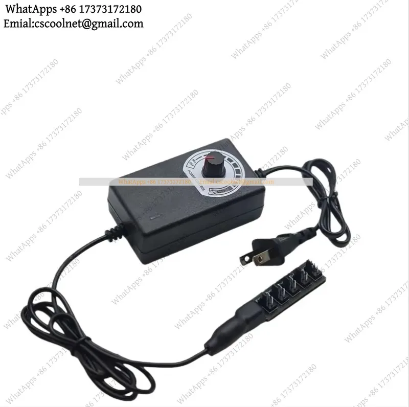 YX2 CPU Fan Speed Controller 2A 4P AC 220V to DC 3V-12V External Power Supply Adapter for Desktop PC